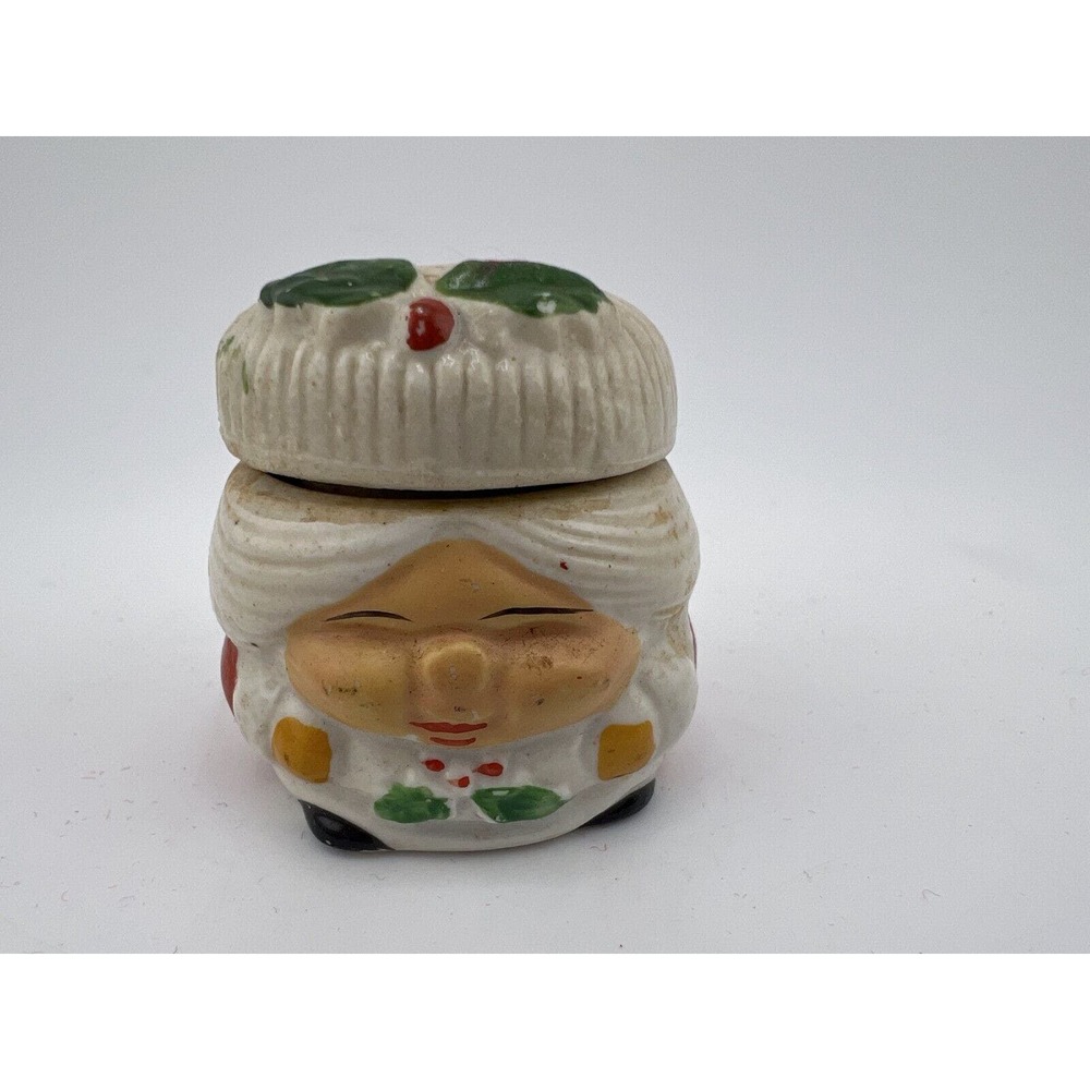 Vintage Home Decorative Multicolor Ceramic Hand Painted Canister with Lid